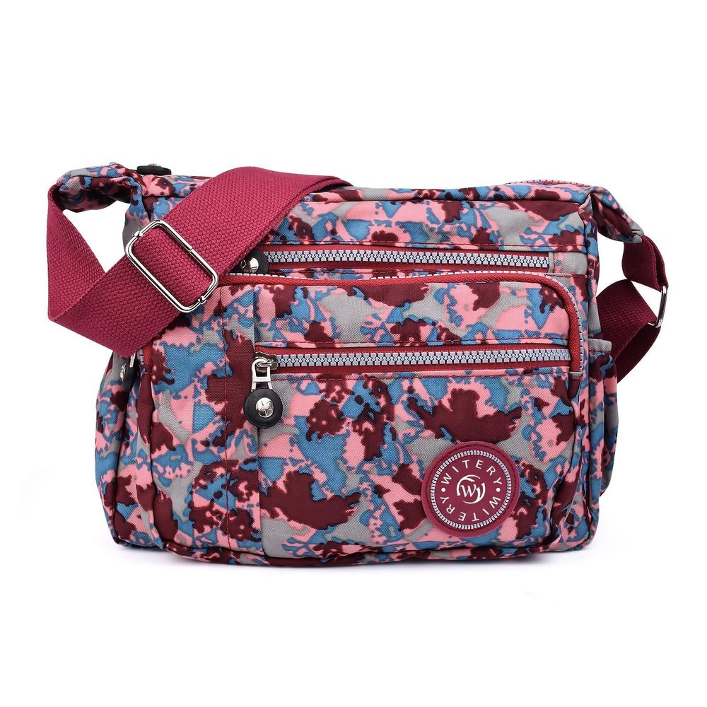 Crossbody Bag - Nylon Waterproof Shoulder Bag Casual Zier C :|